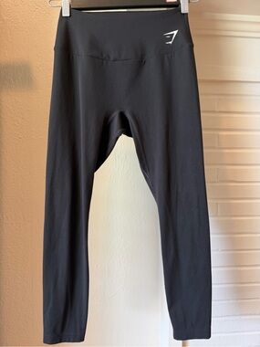 Gymshark Black High-Rise Performance Leggings Ankle Length Size Small